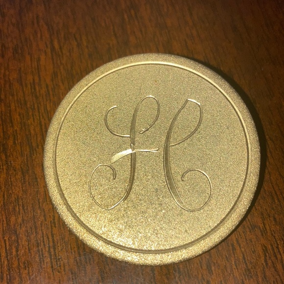 Jewelry - Engraved Gold Tone Pin